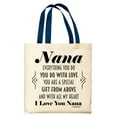 thumbnail image 1 of ThisWear Gifts for Nana Gifts for Grandma Nana You Are A Special Gift From Above Poem Navy Handle Canvas Tote Bag, 1 of 3