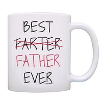 ThisWear Gifts for New Dad Best Farter Father Ever 11oz Ceramic Coffee Mug Father