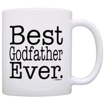 ThisWear Godfather Gifts Best Godfather Ever Christening Gift Baptism 11 ounce Coffee Mug