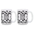 thumbnail image 1 of ThisWear Golden Retriever Mugs Best Golden Retriever Mom Ever 2 Pack 15oz Coffee Mugs Bone Pattern, 1 of 4