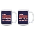 thumbnail image 1 of ThisWear Graduation Mug Set Just Graduated Now I'm All Smart and Stuff Grad 2 Pack 15oz Coffee Mugs Blue, 1 of 4
