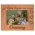 thumbnail image 1 of ThisWear Grandma Gifts Fell In Love When Became Grammy Natural Wood Engraved 4x6 Landscape Picture Frame Wood, 1 of 6