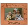 thumbnail image 1 of ThisWear Grandma Gifts Fell In Love When Became Grammy Natural Wood Engraved 5x7 Landscape Picture Frame Wood, 1 of 6