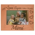 thumbnail image 1 of ThisWear Grandma Gifts Fell In Love When I Became Mimi Natural Wood Engraved 4x6 Landscape Picture Frame Wood, 1 of 6