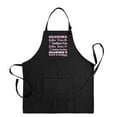 thumbnail image 1 of ThisWear Grandma's Love is Endless Funny Apron for Kitchen Two Pocket Apron Black, 1 of 7
