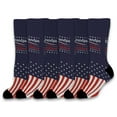thumbnail image 1 of ThisWear Grandpa Birthday Gifts Grandpa for President Christmas Presents for Grandpa 6-Pairs Crew Socks, 1 of 5