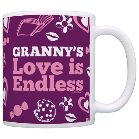 ThisWear Granny's Love Is Endless Coffee Mug Purple