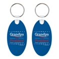 thumbnail image 1 of ThisWear Great Grandpa Gifts Grandpa for President 2-Pack Aluminum Oval Keychain, 1 of 3