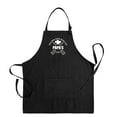 thumbnail image 1 of ThisWear Grill Gifts for Papa Everything Tastes Better Off Papas Grill Black Apron BBQ Two Pocket Apron Black, 1 of 7