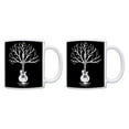 thumbnail image 1 of ThisWear Guitar Lover Gifts Guitar Tree of Life Gifts for Music Lovers Guitar Gift for Women Rock Novelty Gifts for Guitarists Cool Mugs Set 11 ounce 2 Pack Coffee Mugs, 1 of 4
