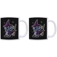 thumbnail image 1 of ThisWear Halloween Coffee Mug Dabbing Witch Mug Witch Gifts for Women or Men 11 ounce 2 Pack Coffee Mugs Black, 1 of 4