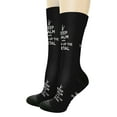 thumbnail image 1 of ThisWear Hard Rock Music Keep Calm and Turn Up The Metal 1-Pair Novelty Crew Socks, 1 of 5