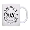thumbnail image 1 of ThisWear High School or College Graduation Mug Senior Class of 2026 Let My Journey Begin Grad Ceramic 11oz Coffee Mug, 1 of 8