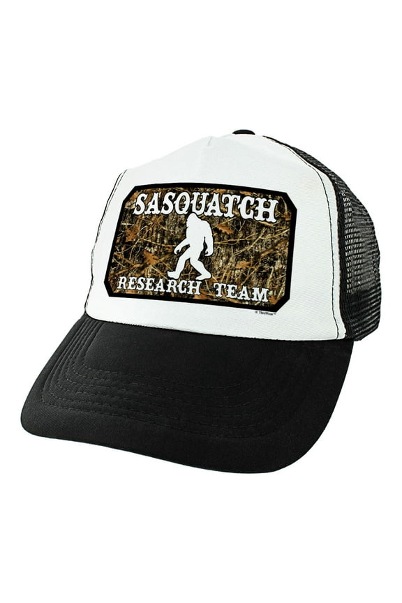Hiker Gifts Sasquatch Research Team Hat Outdoorsy Hat Camper Gifts Hike Hat Yeti Bigfoot Trucker Hat