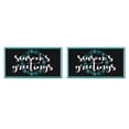 thumbnail image 1 of ThisWear Holiday Decor Season's Greetings Snow Wreath Home Decor Christmas Welcome Mat 2 Pack Doormats Multi, 1 of 3