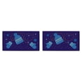 thumbnail image 1 of ThisWear Holiday Decorations Winter Hat & Mittens Welcome Mat Set Snowflake Doormats 2 Pack Doormats Multi, 1 of 3