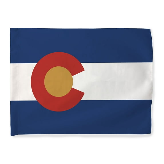 ThisWear Housewarming Gifts Colorado Garden Flag Colorado Home Decor CO Flag Horizontal House Flag Multi