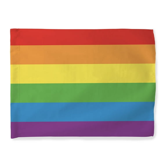 ThisWear Housewarming Gifts Gay Pride Garden Flag LGBT Rainbow Flag Pride Decor Horizontal House Flag Multi