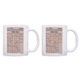 thumbnail image 1 of ThisWear Librarian Gifts Library Checkout Card Return to Library if Found Gift for Men Graduation Gift 11 ounce 2 Pack Coffee Mugs Tan, 1 of 4