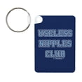 thumbnail image 1 of ThisWear Maternity Breastfeeding Awareness Useless Nipple Club Breastfeeding Humor Aluminum Rectangle Keychain, 1 of 3