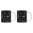 thumbnail image 1 of ThisWear Math and Science Mug Set Formula Mug Math Themed Gifts for Math Lovers 11 ounce 2 Pack Coffee Mugs, 1 of 4