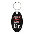 thumbnail image 1 of ThisWear Medical School Graduate Keychain Miss Ms Mrs Dr Aluminum Oval Keychain, 1 of 3