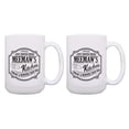 thumbnail image 1 of ThisWear MeeMaw Appreciation Gift Love Served Fresh MeeMaw's Kitchen Comfort 2 Pack Ceramic 15oz Coffee Mug Set MeeMaw, 1 of 4