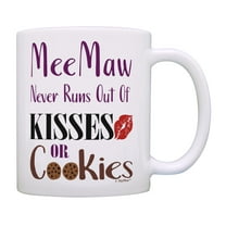 ThisWear MeeMaw Gifts MeeMaw Never Runs Out of Cookies Coffee Mug