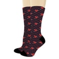 thumbnail image 1 of ThisWear Mens Valentines Gifts Arrow Heart Sock Girlfriend Gifts Boyfriend Gifts 1-Pair Novelty Crew Socks, 1 of 5