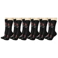 thumbnail image 1 of ThisWear Metal Don't Keep Calm and Turn Up The Metal 12-Pairs Novelty Crew Socks, 1 of 5