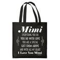 thumbnail image 1 of ThisWear Mimi Gifts for Women Mimi You Are A Special Gift From Above Poem Black Canvas Tote Bag, 1 of 3