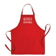 thumbnail image 1 of ThisWear Mother's Day Gift Everything is Better in Grammy's Kitchen Two Pocket Apron Red, 1 of 7
