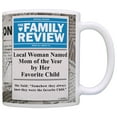 thumbnail image 1 of ThisWear Mother's Day Gift Woman Named Mom of Year By Her Favorite Child Gag 11 ounce Coffee Mug News, 1 of 4