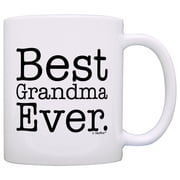 ThisWear Mothers Day Gift for Grandma Best Grandma Ever Mom 11 ounce Coffee Mug