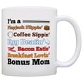 thumbnail image 1 of ThisWear Mother's Day Mug I'm a Breakfast Lovin Step Mom Funny Bacon Poem Mug Coffee Mug, 1 of 4