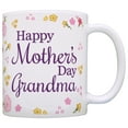 thumbnail image 1 of ThisWear Mothers Day Gifts Happy Mother's Day Grandma Gift for Grandma Mom 11 ounce Coffee Mug Floral, 1 of 4