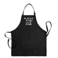 thumbnail image 1 of ThisWear My Greatest Blessings Call Me Grandma Two Pocket Apron Black, 1 of 7