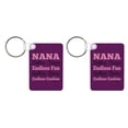 thumbnail image 1 of ThisWear Nana Gifts From Grandkids Nana Endless Kisses Fun Stories Cookies 2-Pack Aluminum Rectangle Keychain, 1 of 3