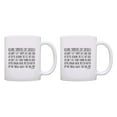 thumbnail image 1 of ThisWear New Parents Gifts Reasons Toddlers Cry New Parents Gifts for Couples 2 Pack 11oz Coffee Mug Set White, 1 of 5