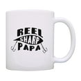 thumbnail image 1 of ThisWear Papa Appreciation Gift Reel Sharp Papa Fishing Lure Pun Ceramic 11oz Coffee Mug Papa, 1 of 4