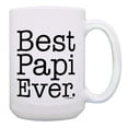 thumbnail image 1 of ThisWear Papi Mug Best Papi Ever Papi Birthday Gifts Best Papi Cup Papi Presents 15oz Coffee Mug, 1 of 4