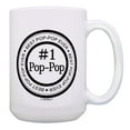 thumbnail image 1 of ThisWear Pop-Pop Birthday Gifts Best Ever #1 Pop-Pop Funny Pop-Pop Presents 15oz Coffee Mug, 1 of 4