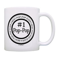 ThisWear Proud Pop-Pop Gifts Best Ever #1 Pop-Pop Fathers Day Mug Thank You Gifts Coffee Mug