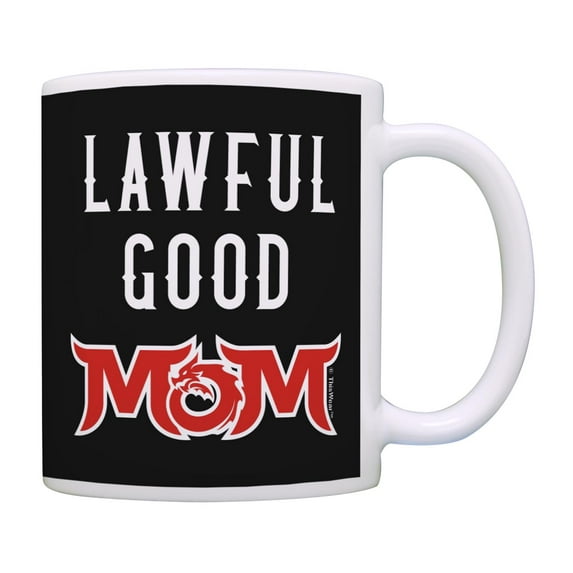 ThisWear RPG Gamer Girl Lawful Good Mom RTS Alignment Coffee Mug LG Mom