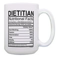 thumbnail image 1 of ThisWear Registered Dietician Cup Dietitian Nutrition Facts Mug Dietitian Cup 15oz Coffee Mug, 1 of 4