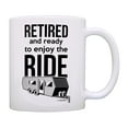 thumbnail image 1 of ThisWear Retirement Party Favor Retired and Ready to Enjoy the Ride Mug RV Camper Coffee Mug RV, 1 of 4