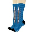 thumbnail image 1 of ThisWear Row Accessories Ready To Row Hidden Message Socks Rowing Crew Socks 1-Pair Novelty Crew Socks, 1 of 5