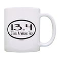 thumbnail image 1 of ThisWear Run Gift 13.4 I Took A Wrong Turn Run Mug Funny Runners Mug Running Humor Coffee Mug, 1 of 4