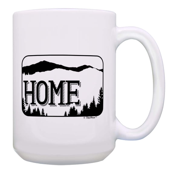 ThisWear Rustic Kitchen Accessories for Women Rustic Home Ceramic 15oz Coffee Mug