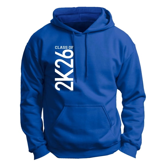 ThisWear Senior 2026 Class of 2026 2K26 Graduation Premium Hoodie Sweatshirt 2XL Royal